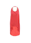 Top asymmetric with lace on the back