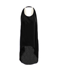 Top asymmetric with lace on the back