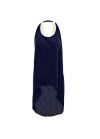 Top asymmetric with lace on the back