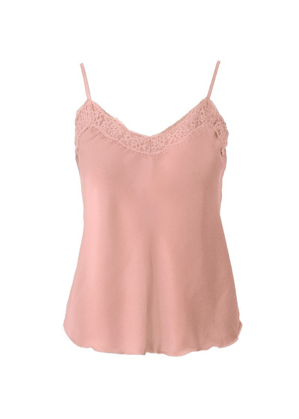 Sleeveless lace top