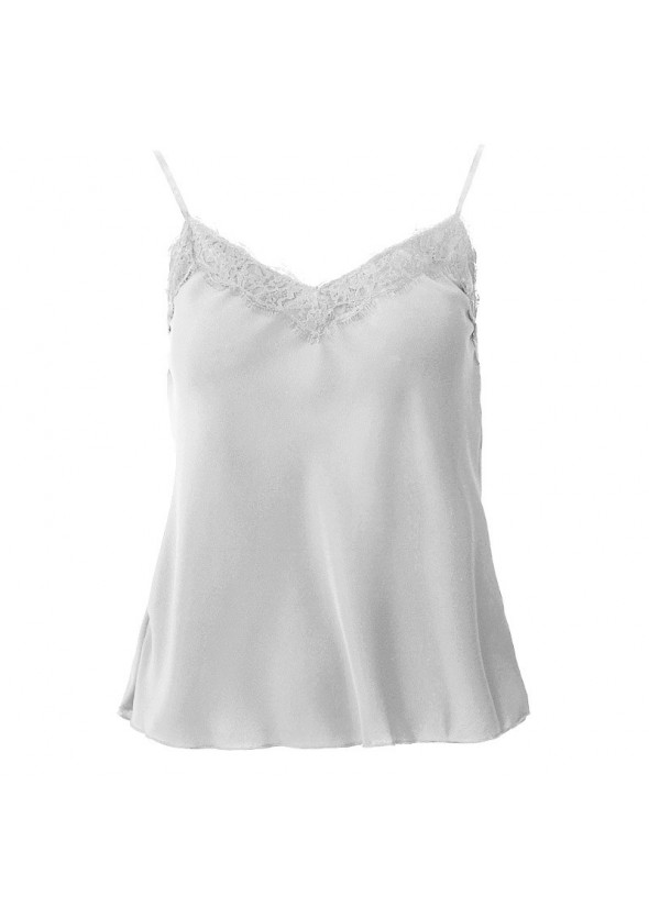 Sleeveless lace top