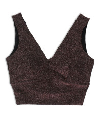 Crop top with glitter