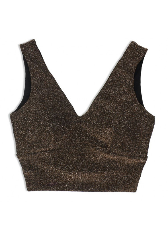 Crop top with glitter