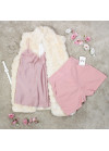 Sleeveless lace top