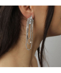 Long strass earrings