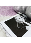 Ηoop earrings with strass