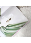 Triangle shaped pearl earrings