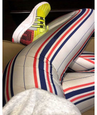 Spor leggins with stripes