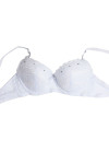 Lace bra with strass