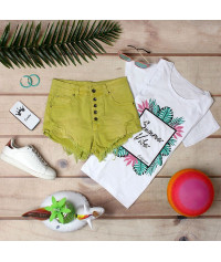 Green shorts