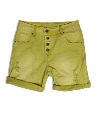 Green long shorts