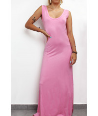 Maxi dress with opening