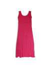 Maxi dress with opening