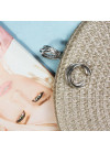 Earrings with hoops