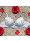 Plain colored lace bra D