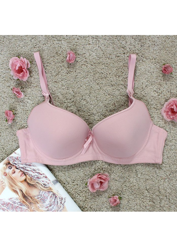 Basic pink bra