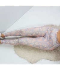 Κολάν ελαστικό με πριντ φίδι