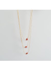 Red beads necklace