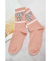 Socks "shut up"