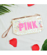 Makeup bag white