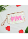 Makeup bag white