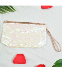 Makeup bag white
