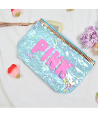 Makeup bag blue