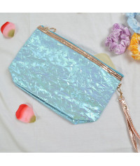 Makeup bag blue