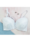 White bra with lace detail