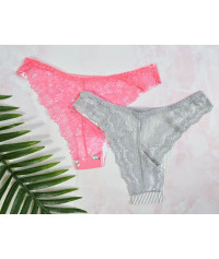 Set 1+ string pink-striped