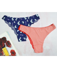Set 1+ string blue-striped