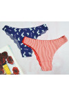 Set 1+ string blue-striped