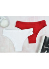 Set 1+1 string basic white-red