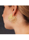 Χρυσά στρογγυλά σκουλαρίκια