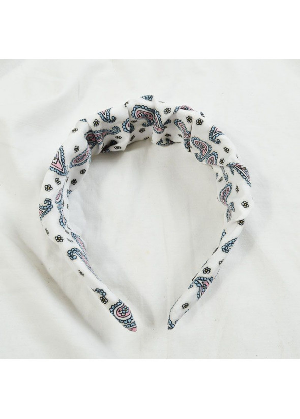Headband  with paisley print