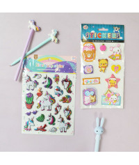Set 1+1 stickers