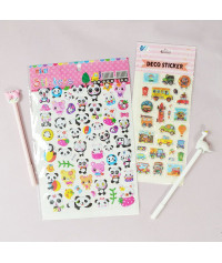 Set 1+1 stickers