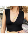 Rib crop top