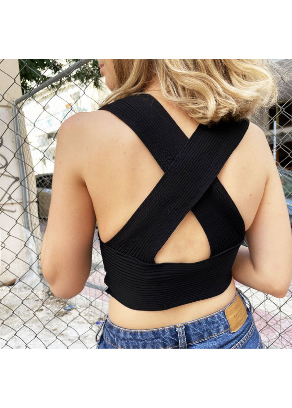 Rib crop top