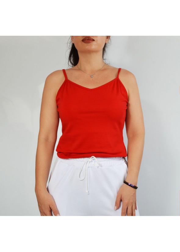 Basic top red