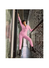 Jumpsuit with long sleeves
