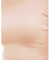 Blouse with turtleneck