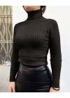 Blouse with turtleneck