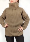 Knitwear with turtleneck