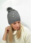 Beanie hat with strass