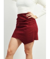 Envelope skirt castor fabric