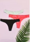 Set of 3 underwear strings