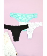 Set of 3 underwear strings