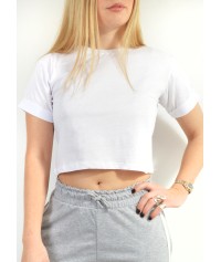Crop top plain top