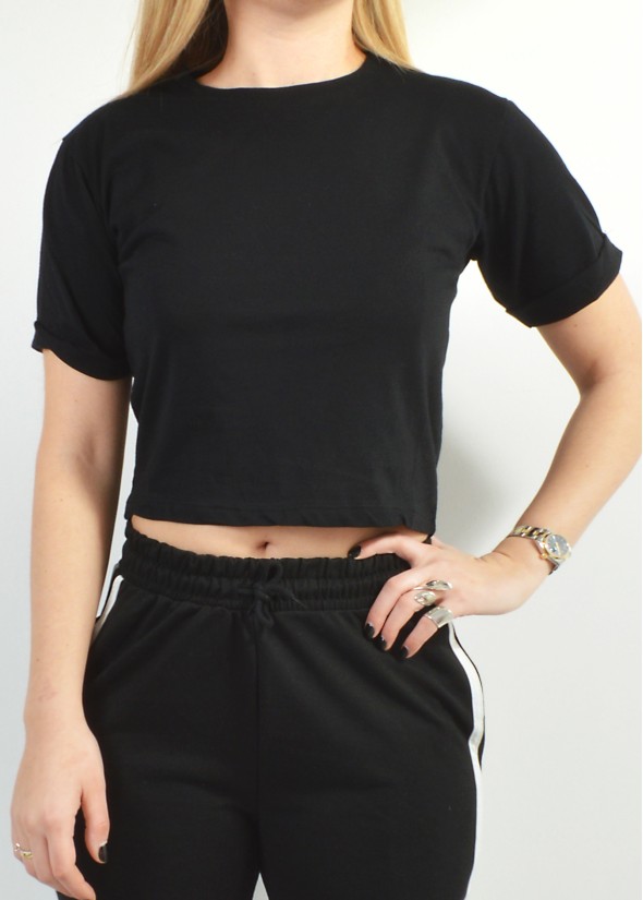 Crop top plain top